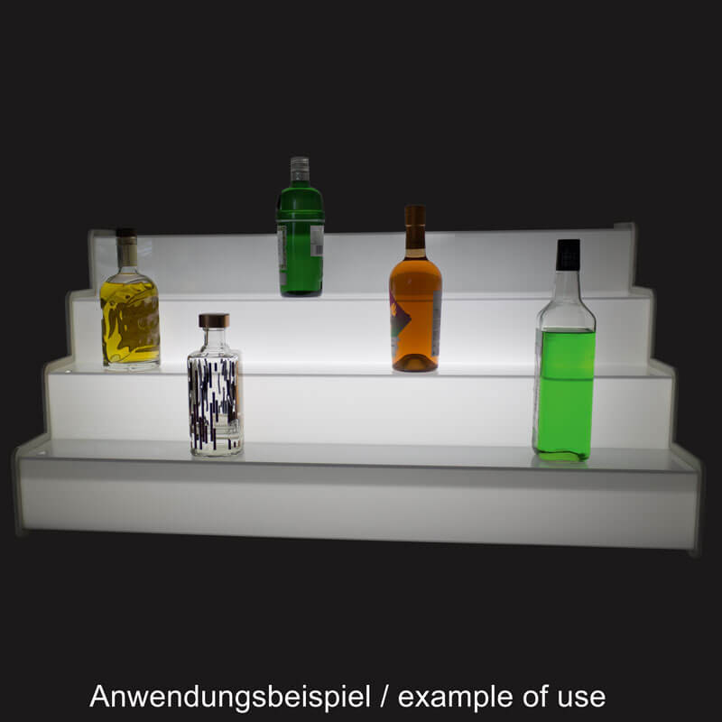 Back bar liquor display 1000x440mm - LED color