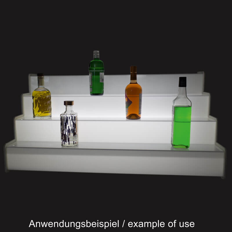 Back bar liquor display 1000x440mm - LED color Back bar liquor display 1000x440mm - LED color