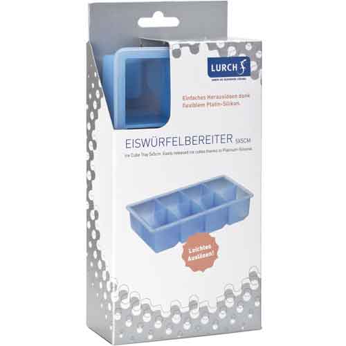 Ice tray platinum-silicone - cubes (5,0cm)