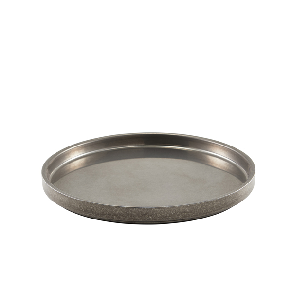 Plate, stainless steel, vintage - 26,5cm Plate, stainless steel, vintage - 26,5cm
