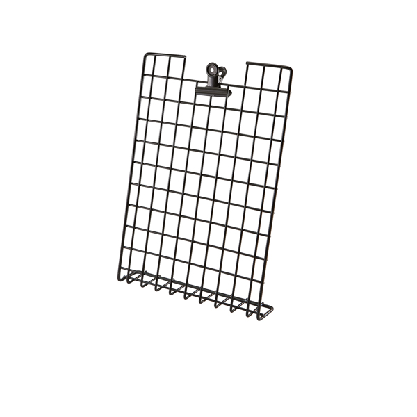 A4 Menu Holder - Black Wire (32x24cm) A4 Menu Holder - Black Wire (32x24cm)