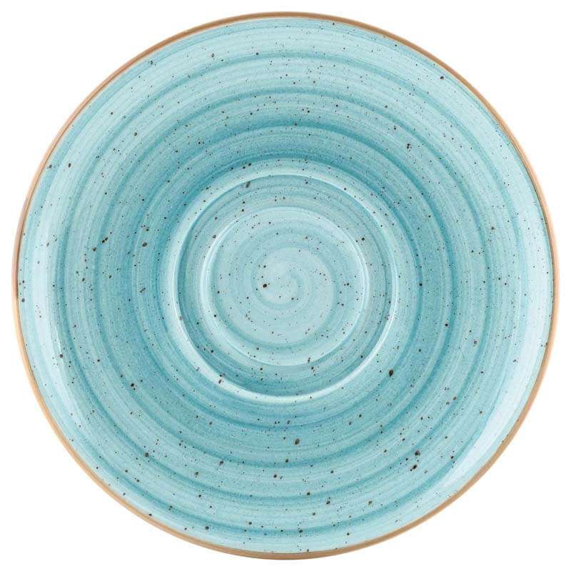 Bonna Aura Aqua Gourmet multi purpose saucer 19cm turquoise - 12 pcs. Bonna Aura Aqua Gourmet multi purpose saucer 19cm turquoise - 12 pcs.