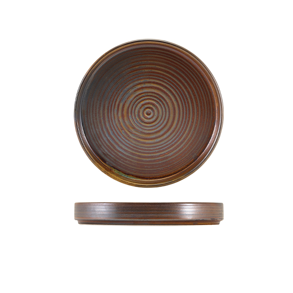 Presentation plate Terra Rustic Copper – 18 cm (6 pcs.)