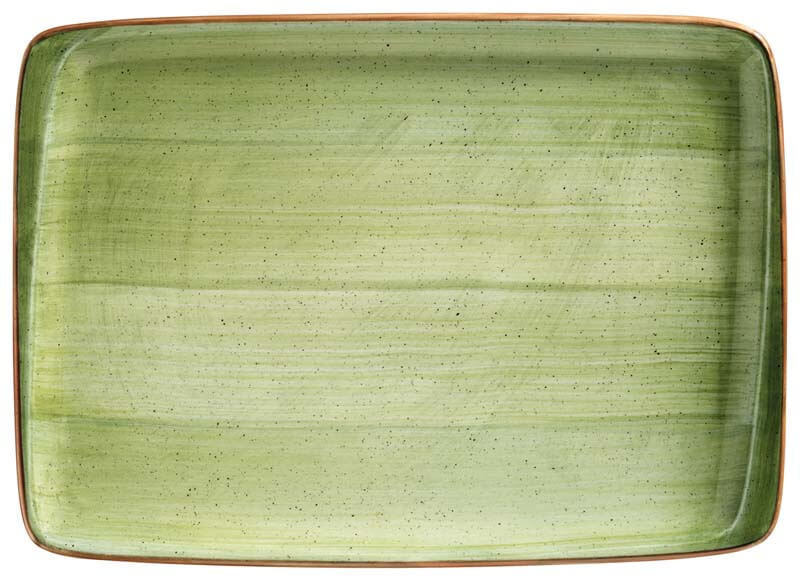 Bonna Aura Therapy Moove Plate 23x16cm green - 12 pcs. Bonna Aura Therapy Moove Plate 23x16cm green - 12 pcs.