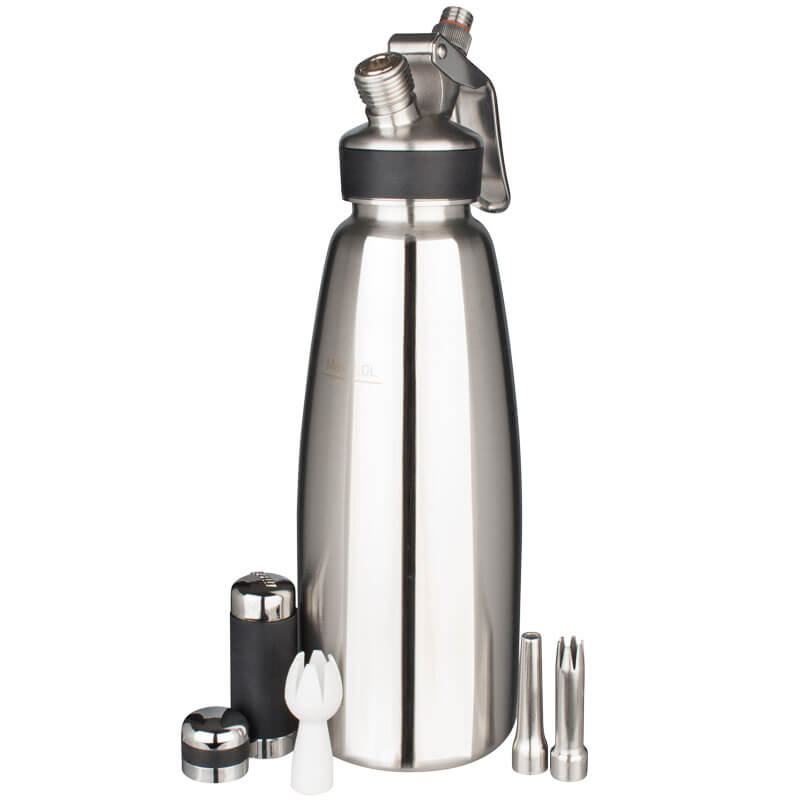 Cream siphon / whipper Mosa, stainless steel polished - 1000ml