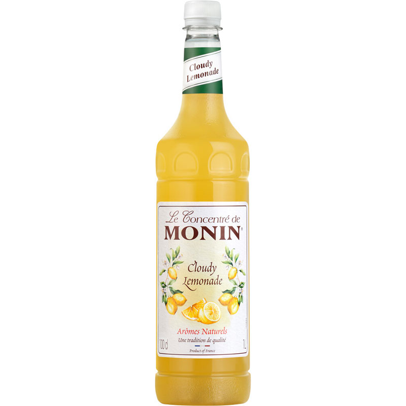 Cloudy Lemonade Base - Monin Syrup, PET bottle (1,0l) Cloudy Lemonade Base - Monin Syrup, PET bottle (1,0l)