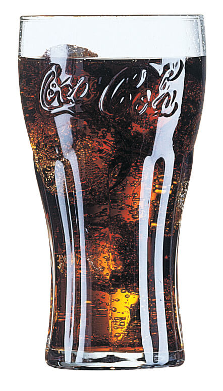 Coca-Cola Contour glass, Arcoroc - 460ml, 0,4l CM