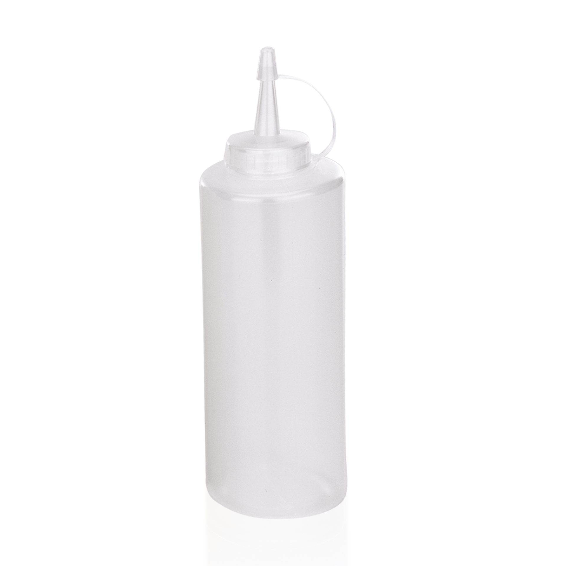 Squeeze bottle, polyethylene - transparent (450 ml)