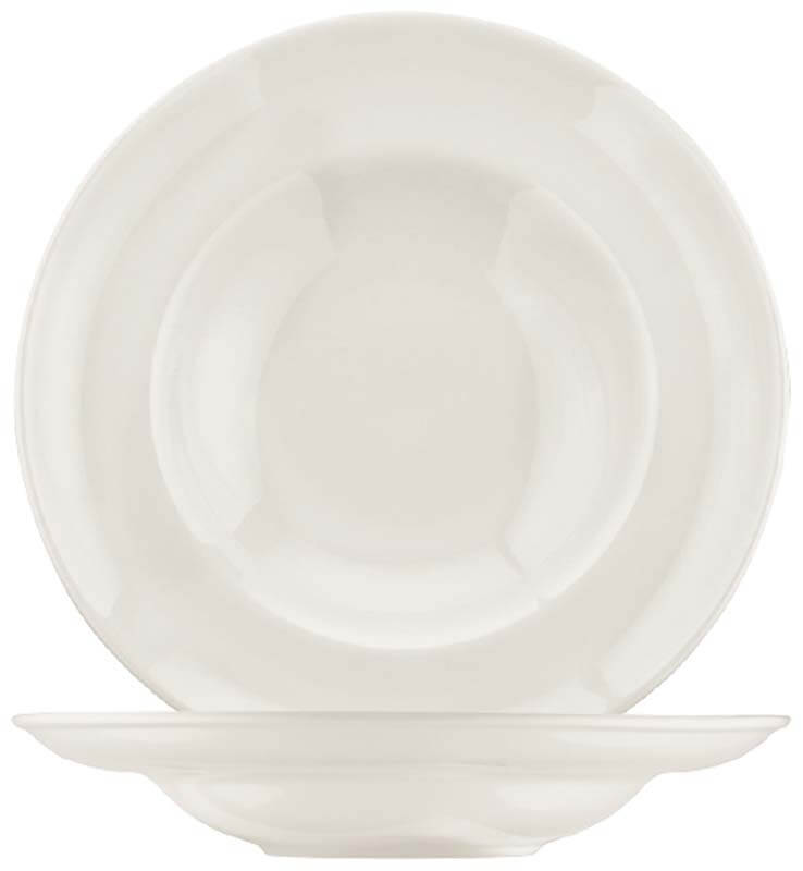 Bonna Gourmet Cream Pasta plate 27cm cream - 6 pcs.