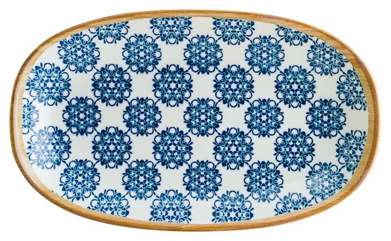 Bonna Lotus Gourmet Oval plate 15x8,5cm blue - 12 pcs. Bonna Lotus Gourmet Oval plate 15x8,5cm blue - 12 pcs.