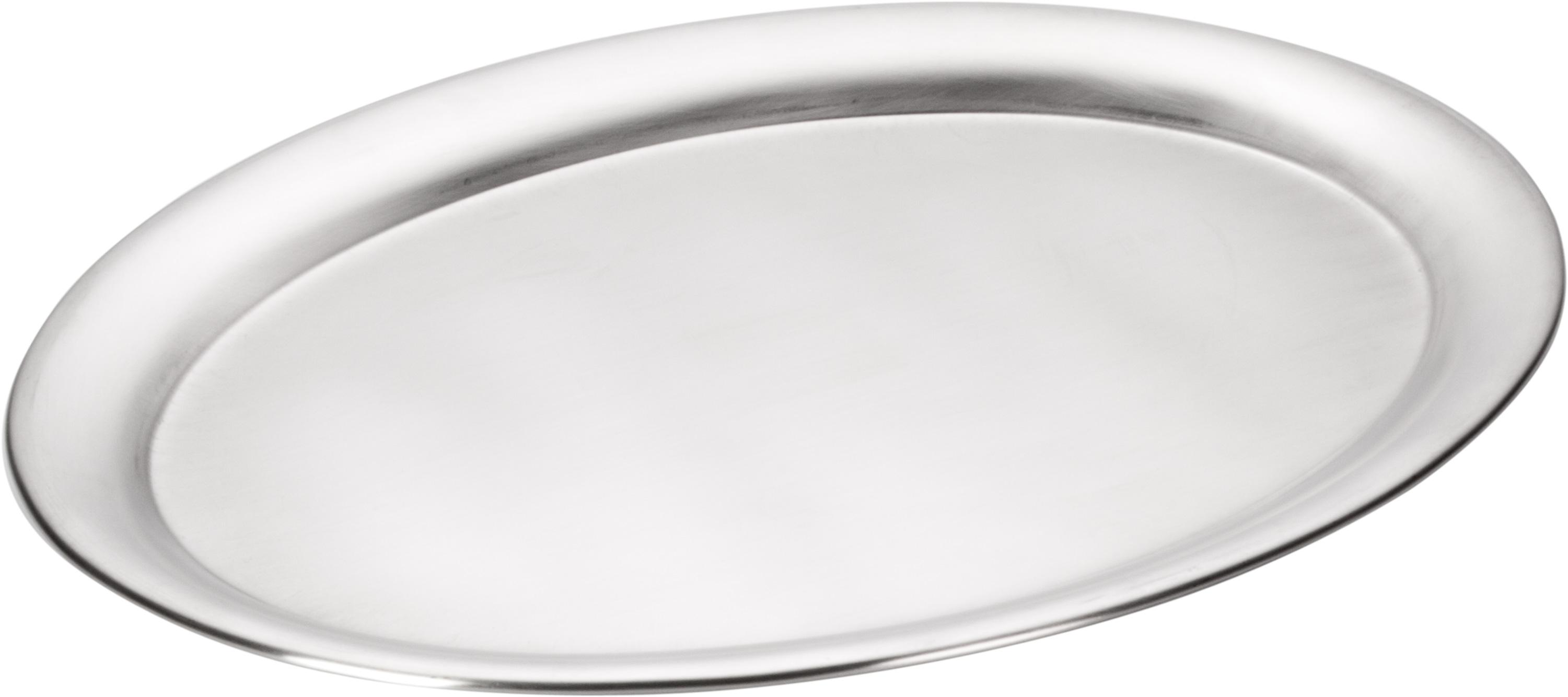 Serving tray oval, stainless steel mat - 19,5x15cm