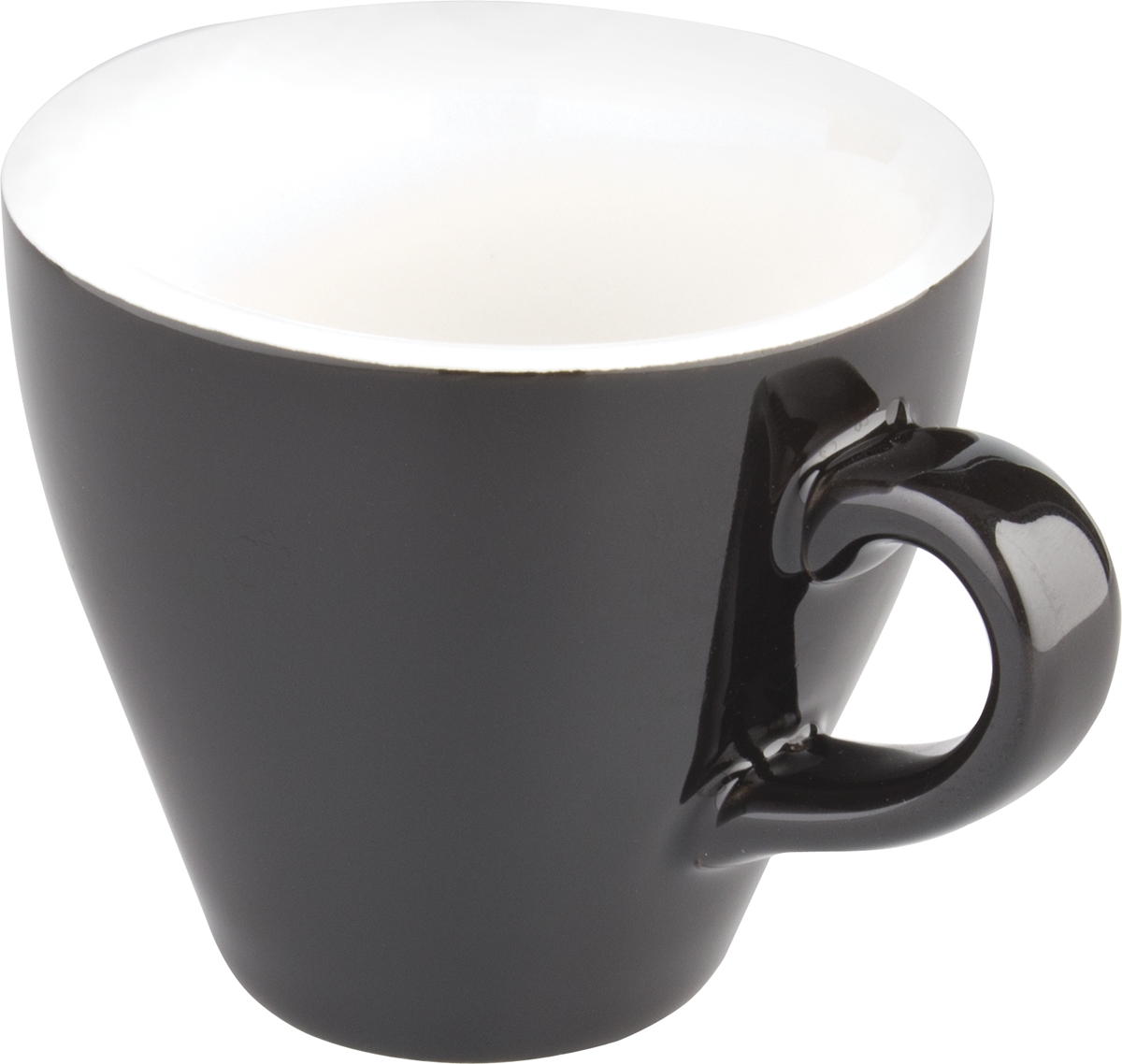 Espresso Cup Italia Black, black and white - 90ml (1 pc.)