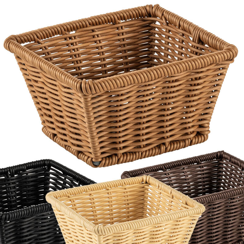 Polypropylene basket, 17,5x16x10cm (GN 1/6) - various colors Polypropylene basket, 17,5x16x10cm (GN 1/6) - various colors