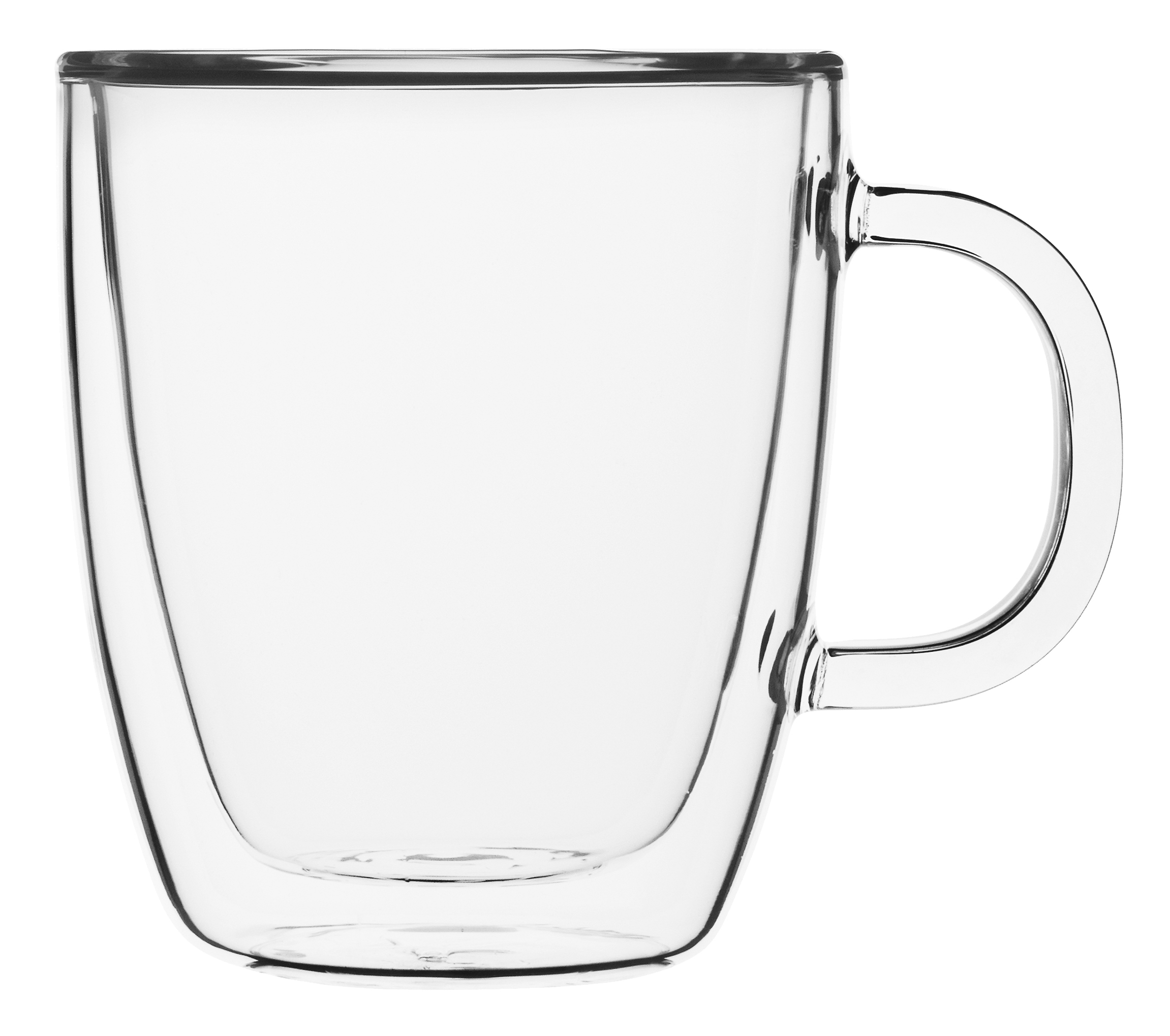 Tea glass with handle, double-walled, Enjoy - 0,36l