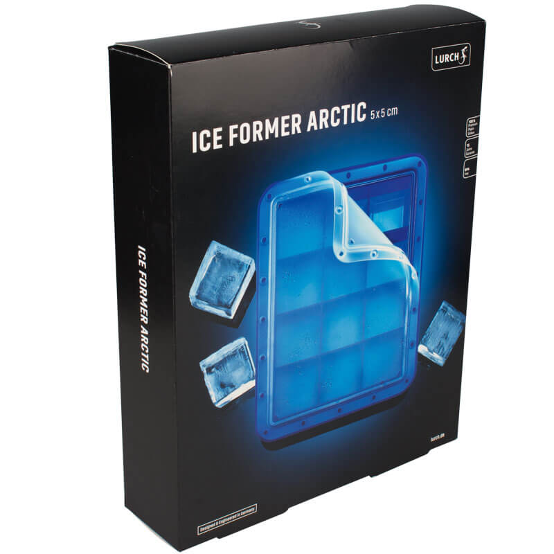 Ice former Arctic with lid, platinum silicone, Lurch - 5cm