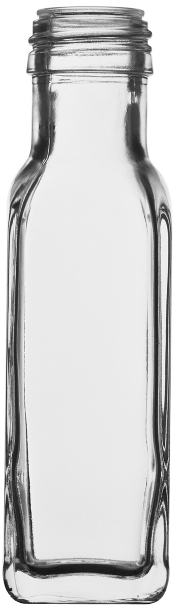 Glass bottle square - 100ml