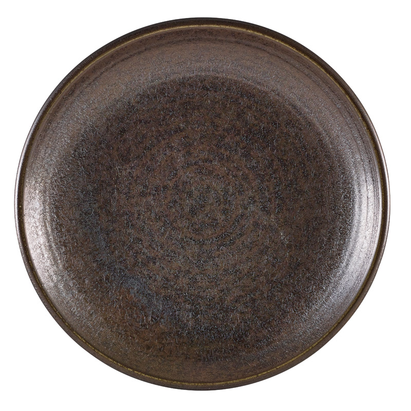 Deep coupe plate Terra Cinder Black - 25 cm (6 pcs.)