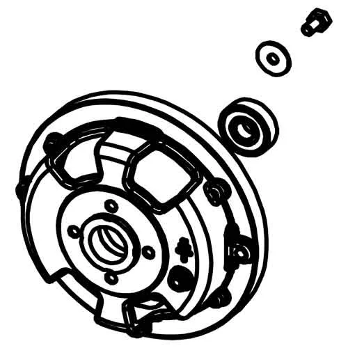 Front flange assembly - Santos #53 (53231) Front flange assembly - Santos #53 (53231)