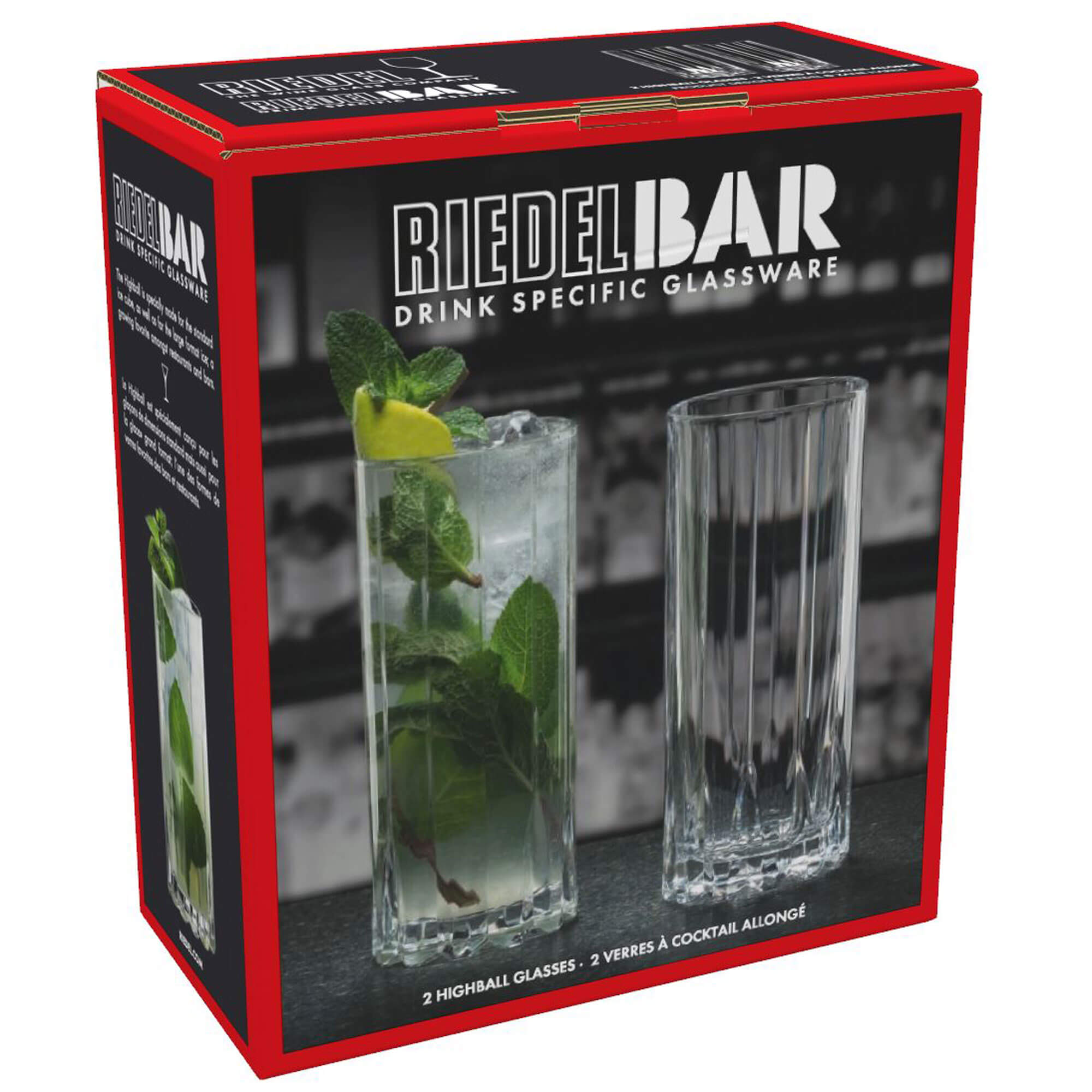 High ball glass Drink Spedific Glassware, Riedel Bar - 310ml (2 pcs.)