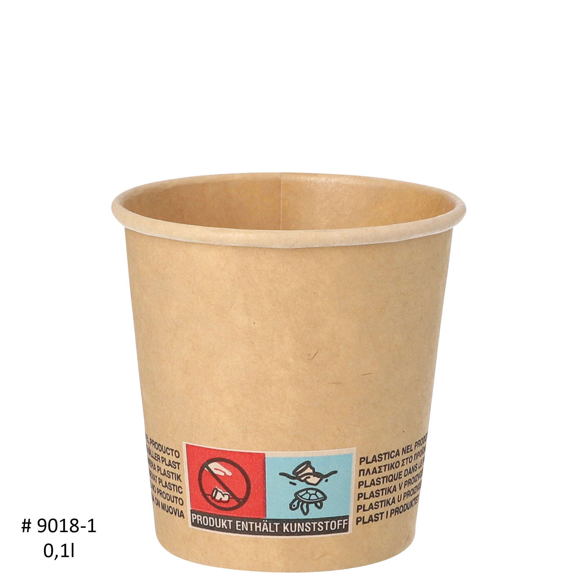 Lids for Espresso cups, plastic white - 6cm (50 pcs.)