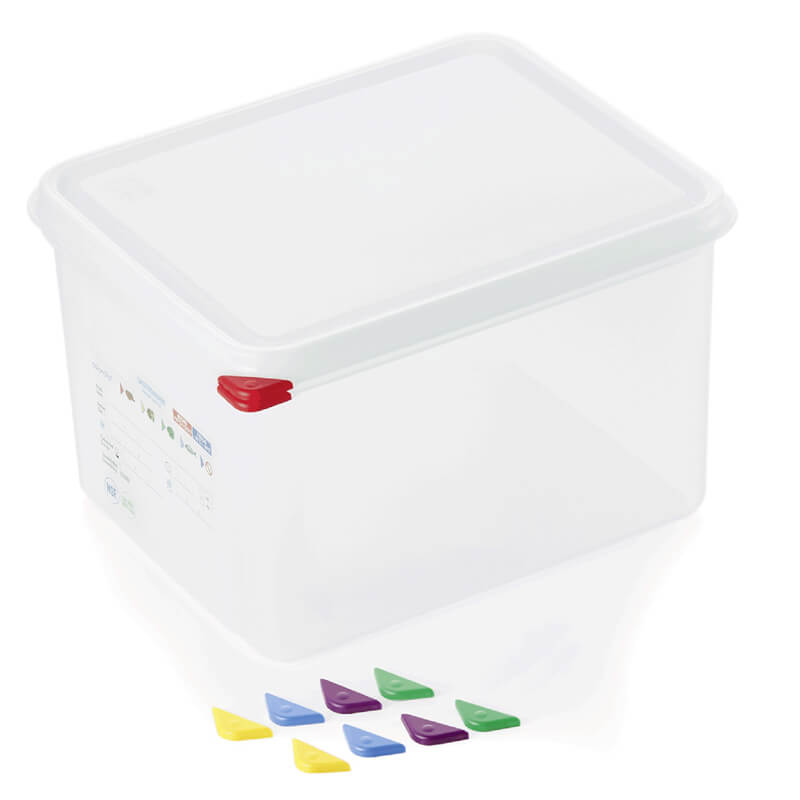 GN Container 1/2 set incl. lid, PP - 12,5l / H 20cm (1 pc.) GN Container 1/2 set incl. lid, PP - 12,5l / H 20cm (1 pc.)