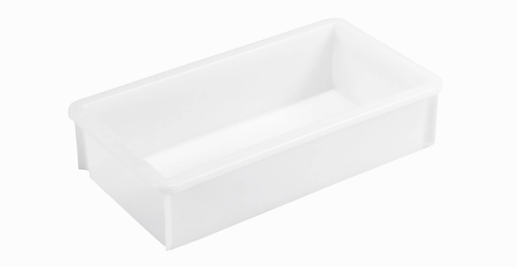 Stacking and transport container Classic white - 450x225x105mm (8l)