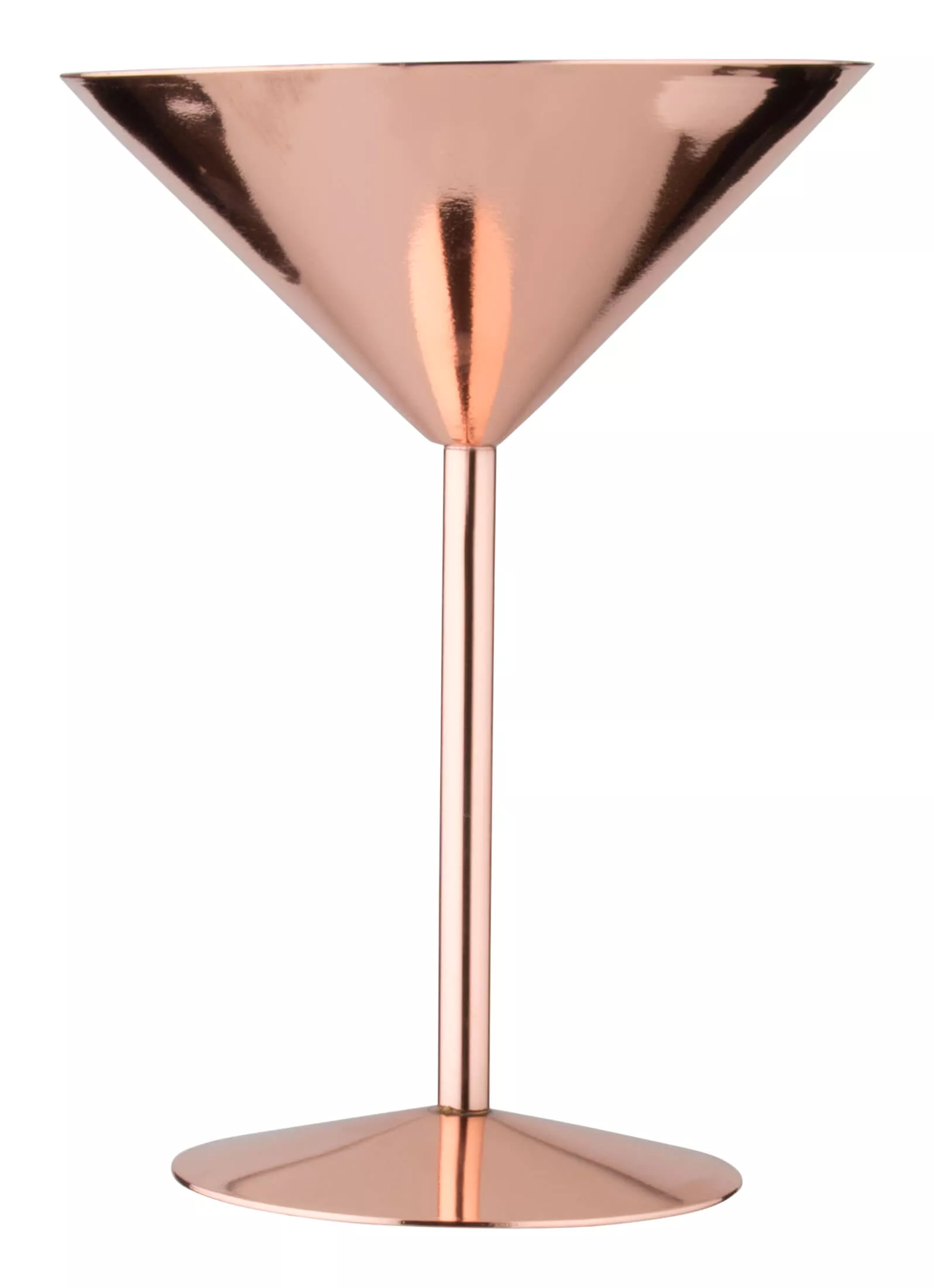 Martini glass, copper plated stainless steel - 240ml Martini glass, copper plated stainless steel - 240ml