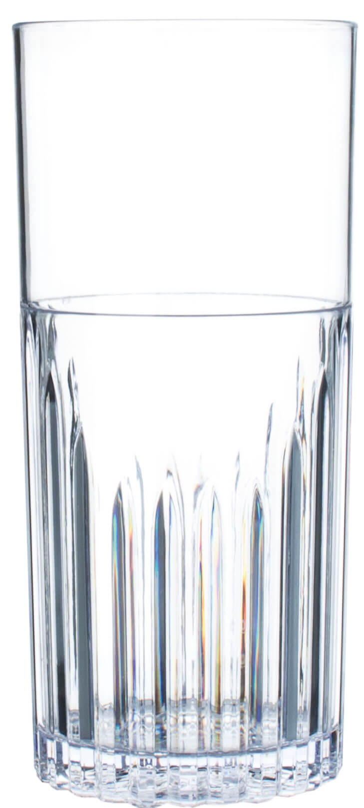 Plastic Cooler glass Milano - 480ml, 2+4cl CM (SAN)