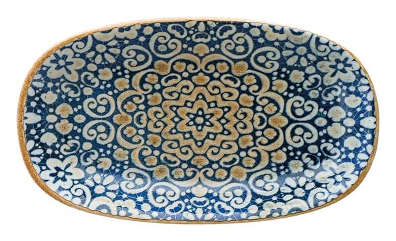 Bonna Alhambra Gourmet Oval plate 19x11cm blue - 12 pcs.