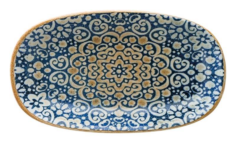 Bonna Alhambra Gourmet Oval plate 19x11cm blue - 12 pcs. Bonna Alhambra Gourmet Oval plate 19x11cm blue - 12 pcs.