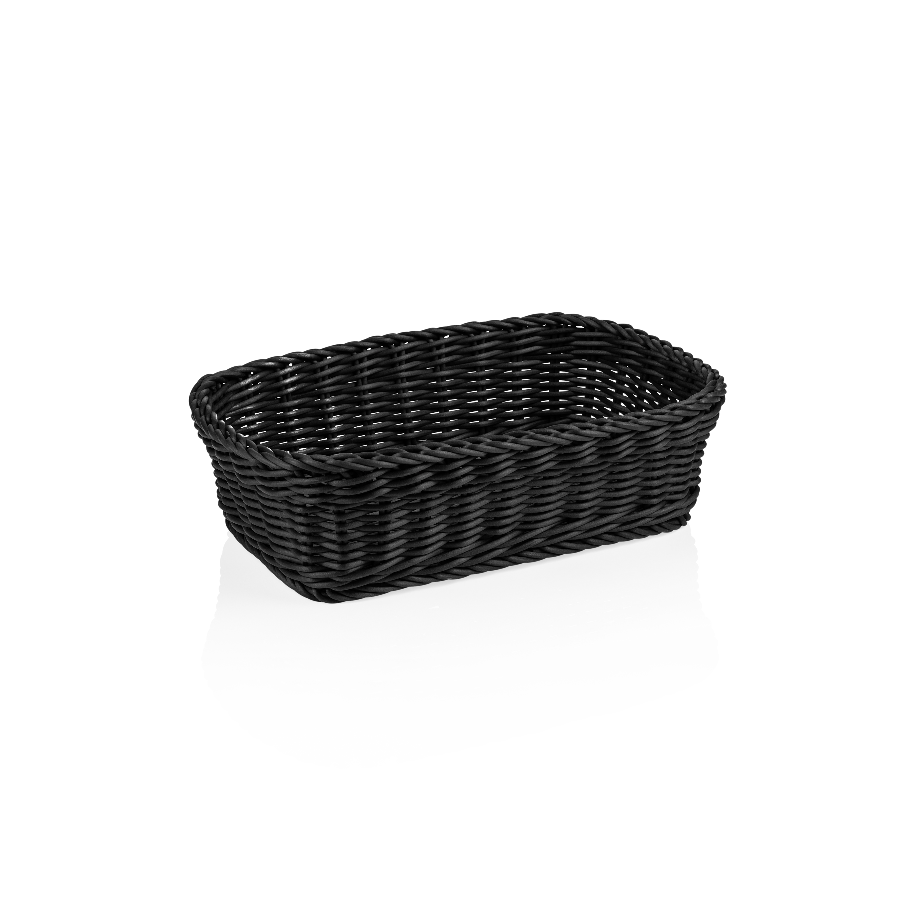 Polypropylene basket black- various sizes