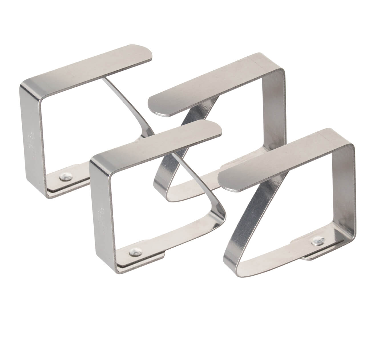 Tablecloth clips - stainless steel (4 pcs.)