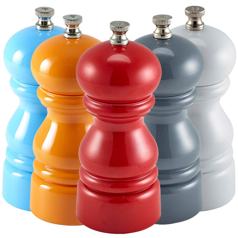 Salt/Pepper Grinder, acrylic - various colors (12,7cm)