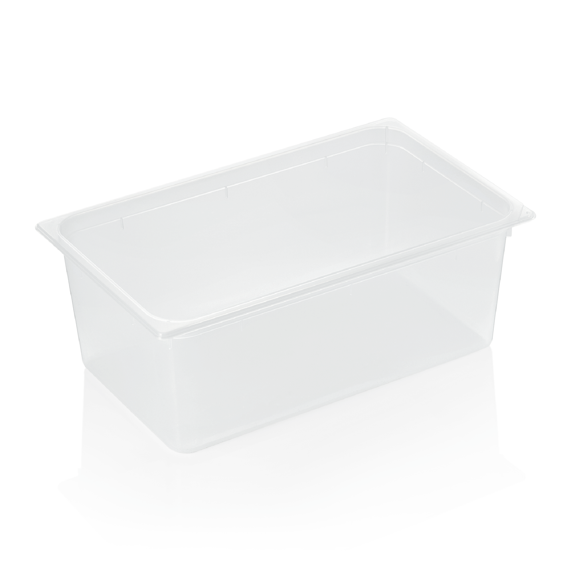 GN 1/1 container with scale, with lid, polypropylene - H 20cm (GN 89 series) GN 1/1 container with scale, with lid, polypropylene - H 20cm (GN 89 series)