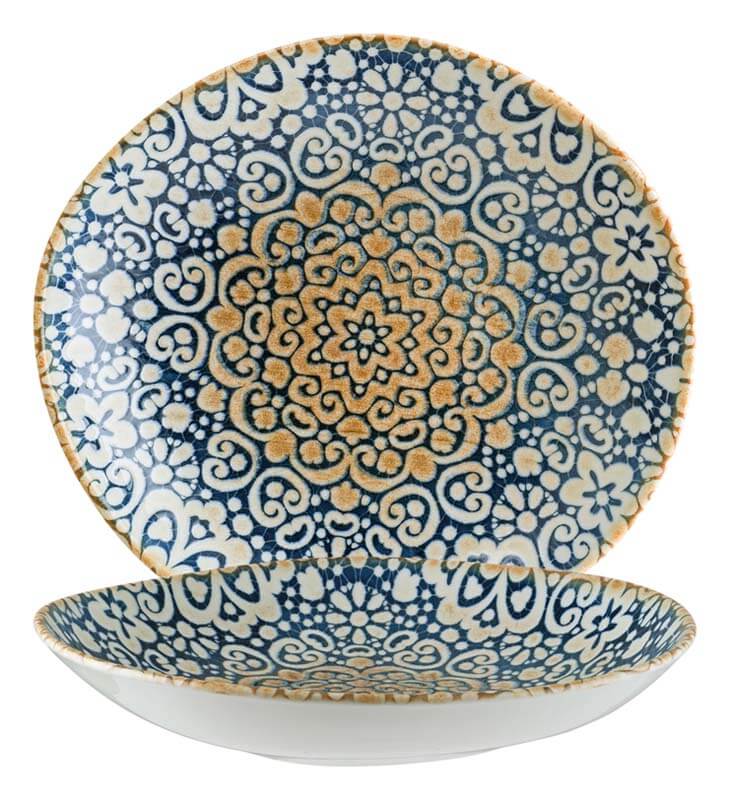 Bonna Alhambra Vago deep plate 26cm blue - 6 pcs. Bonna Alhambra Vago deep plate 26cm blue - 6 pcs.
