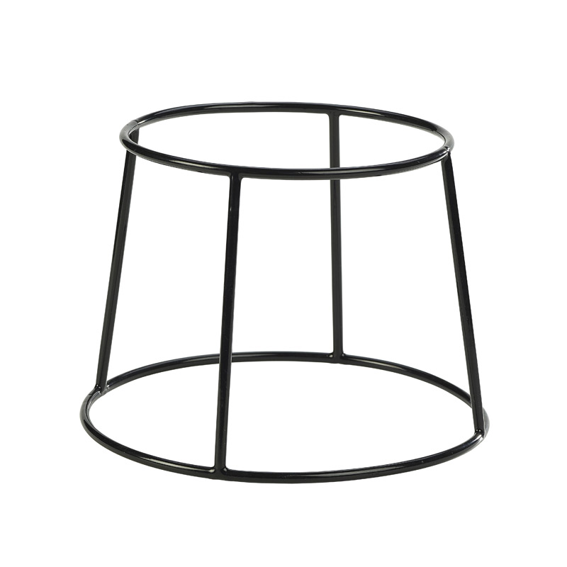 Round buffet riser, non-slip, black - 18 cm Round buffet riser, non-slip, black - 18 cm