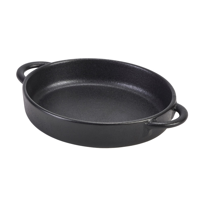 Round dish Forge stoneware cast iron look – 14,5 x 13 x 3 cm (6 pcs.)