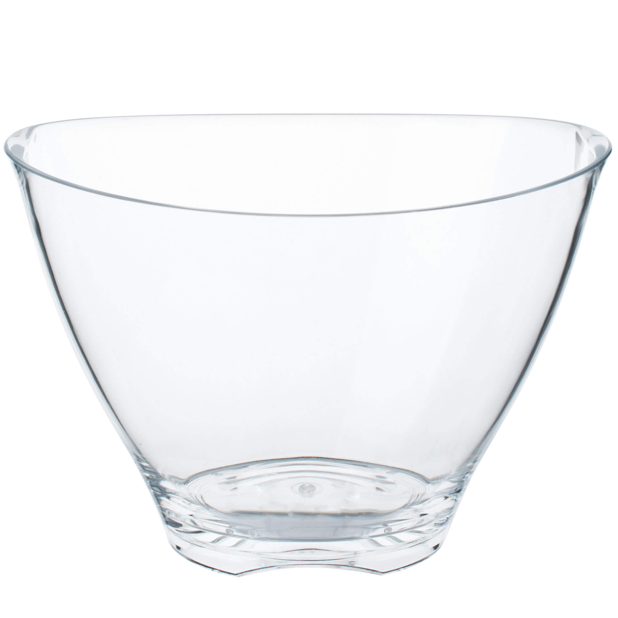 Bottle cooler Acrylic, oval - transparent (1-2 bottles)