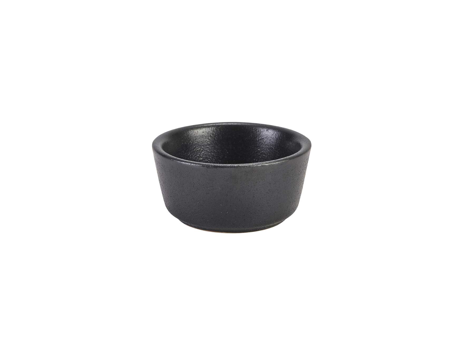 Ramekin black, stoneware - 45ml