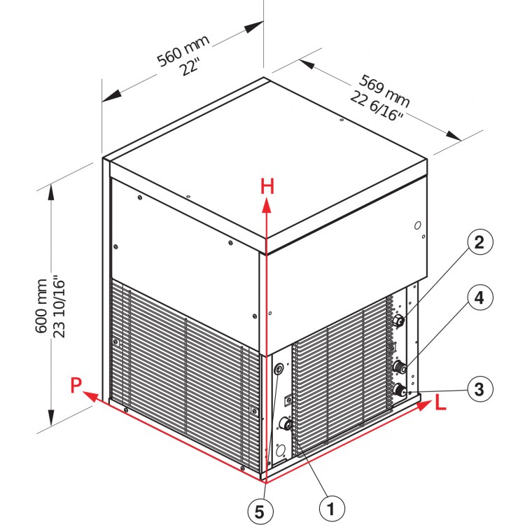 Brema TM Series Nugget Ice Machine 140A HC - Nugget Ice (130 kg) Brema TM Series Nugget Ice Machine 140A HC - Nugget Ice (130 kg)