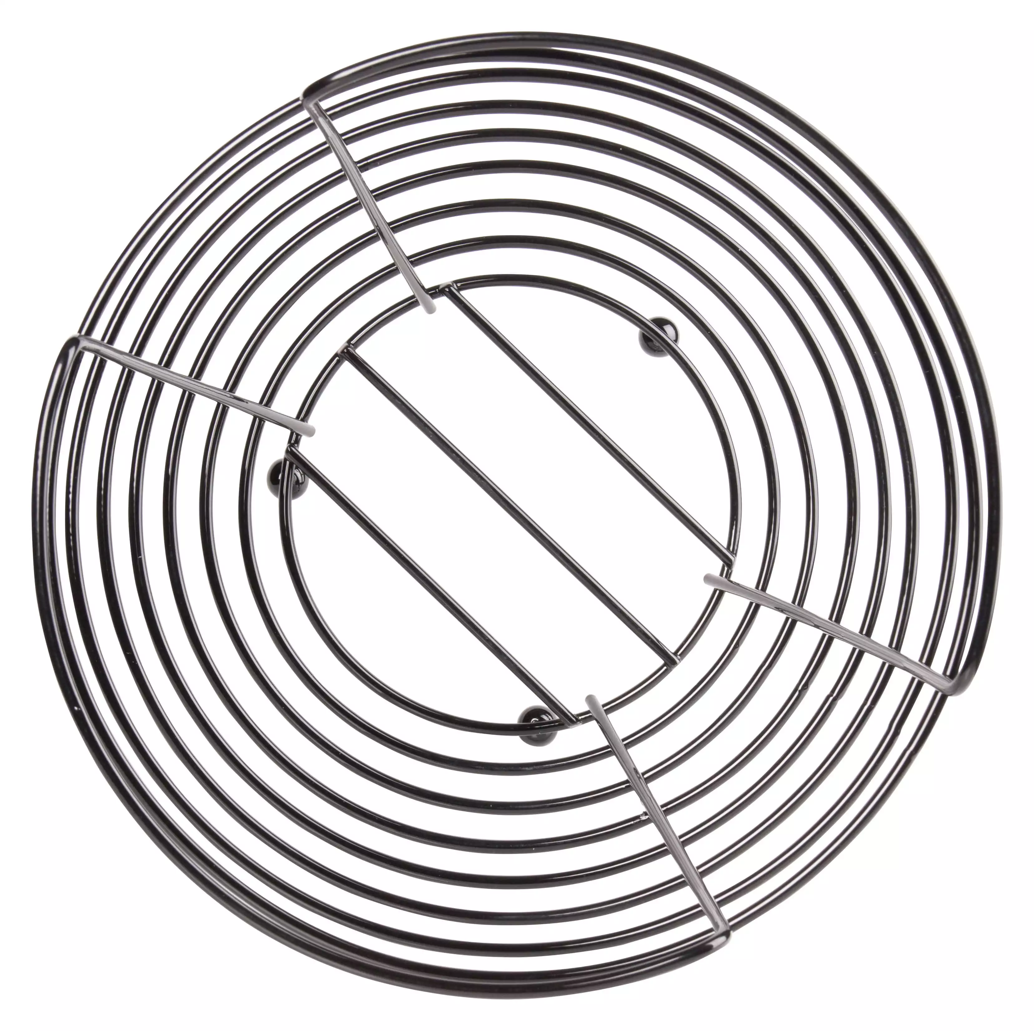 Fruit basket rings, black - 25x23cm Fruit basket rings, black - 25x23cm