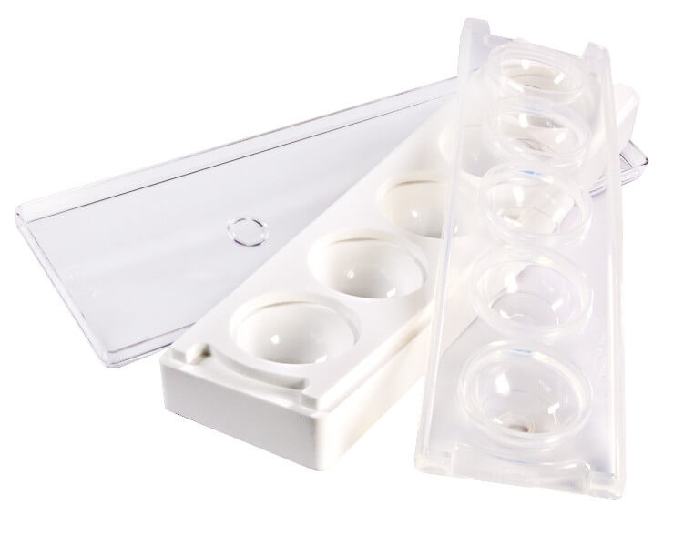 Ice tray, 5 balls - silicone (5,8cm)