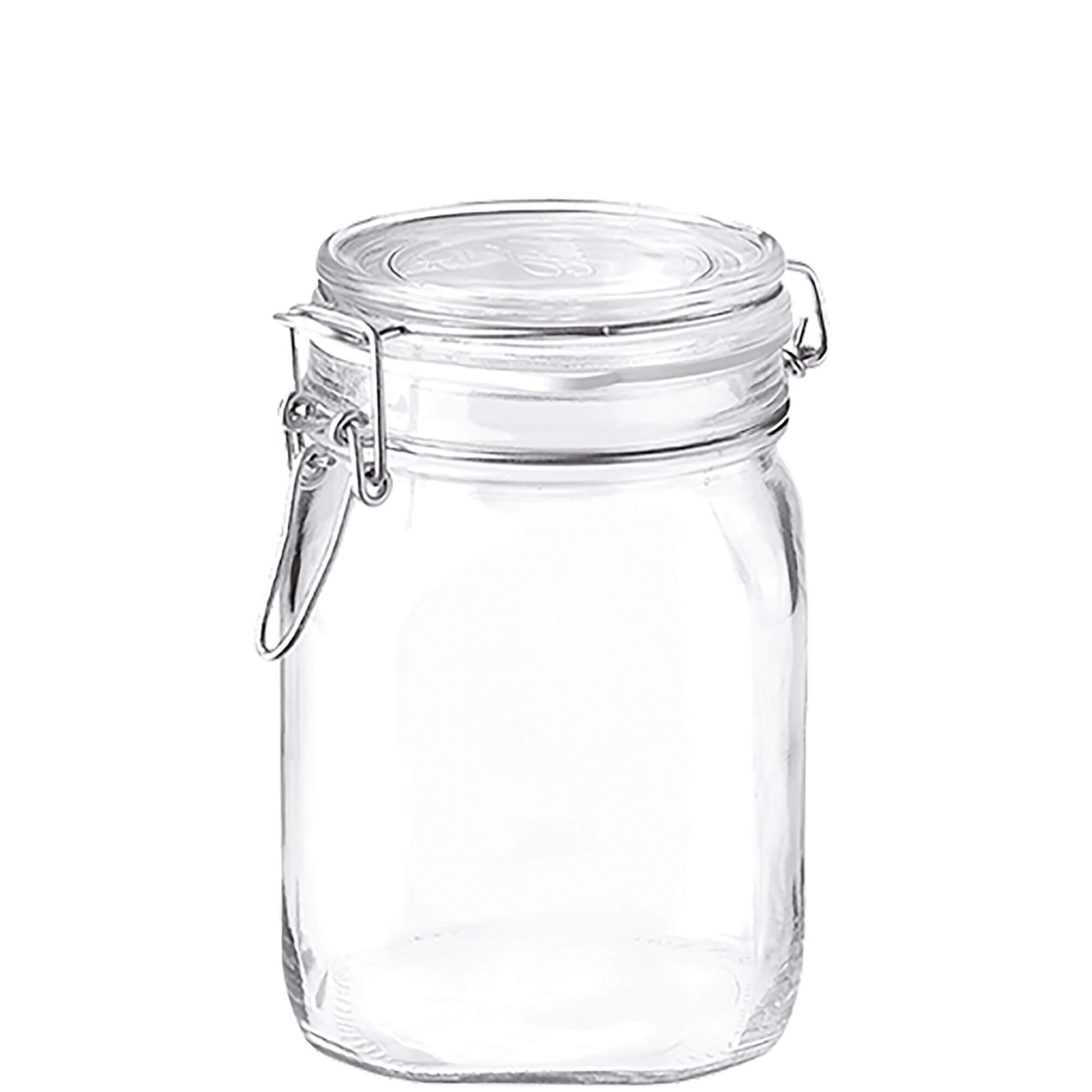 Preserving Jar Fido square with rubber ring - 1115ml