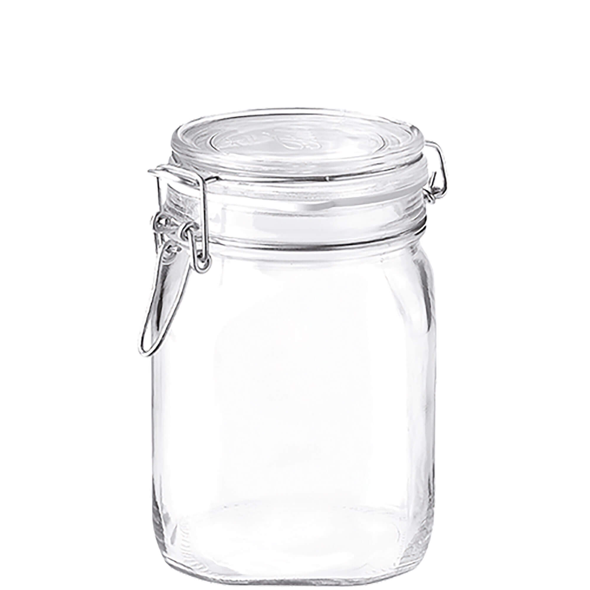 Preserving Jar Fido square with rubber ring - 1000ml Preserving Jar Fido square with rubber ring - 1000ml