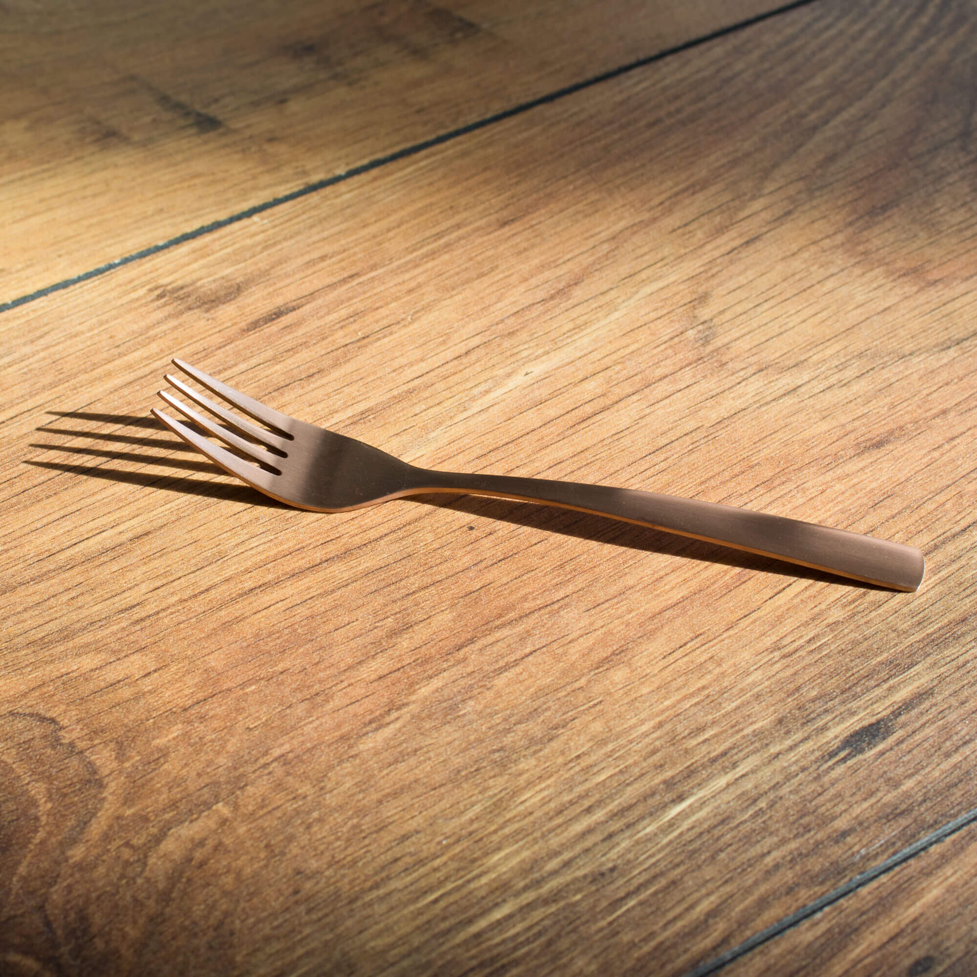 Cake forks Comas BCN - copper-colored (12 pcs.)