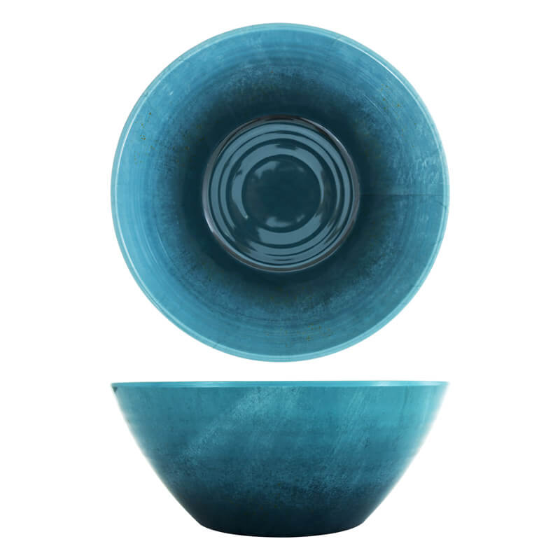 Melamine Bowl Casablanca, Light Blue Glazed - 2,6l / 24,5cm Melamine Bowl Casablanca, Light Blue Glazed - 2,6l / 24,5cm
