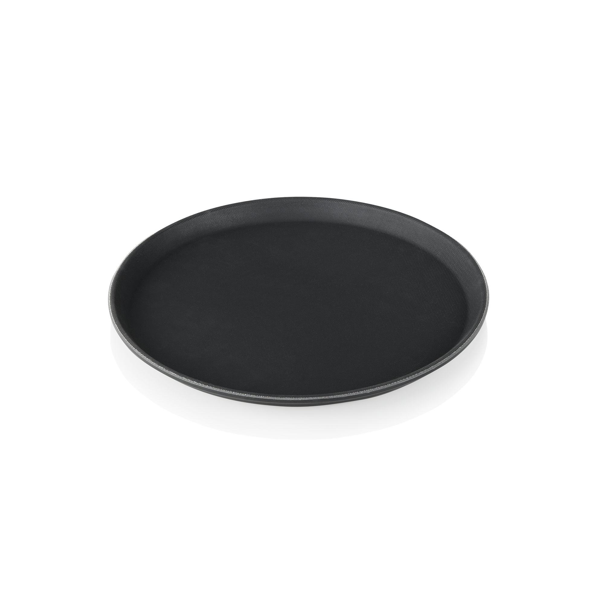 Non-slip tray, black polypropylene - 40cm