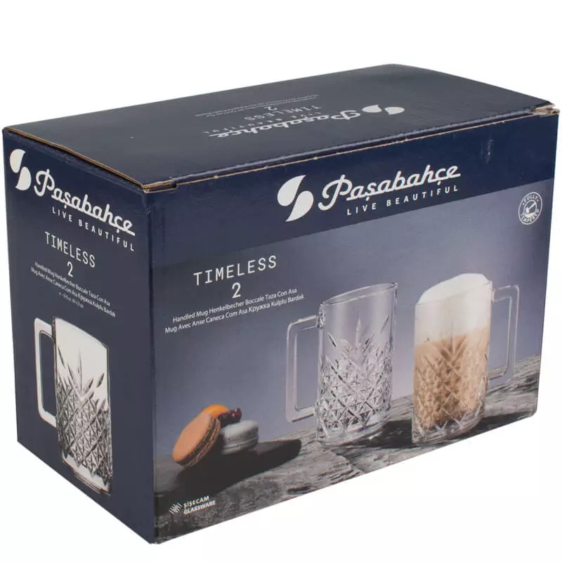 Handled mug Timeless, Pasabahce - 310ml (2 pcs.) Handled mug Timeless, Pasabahce - 310ml (2 pcs.)