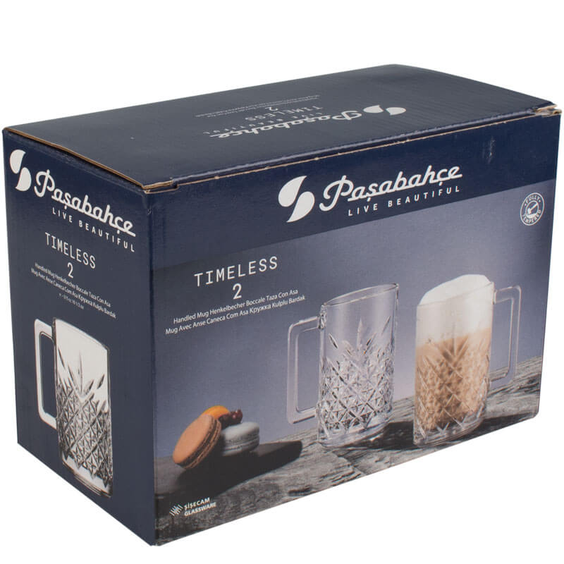 Handled mug Timeless, Pasabahce - 310ml (2 pcs.)