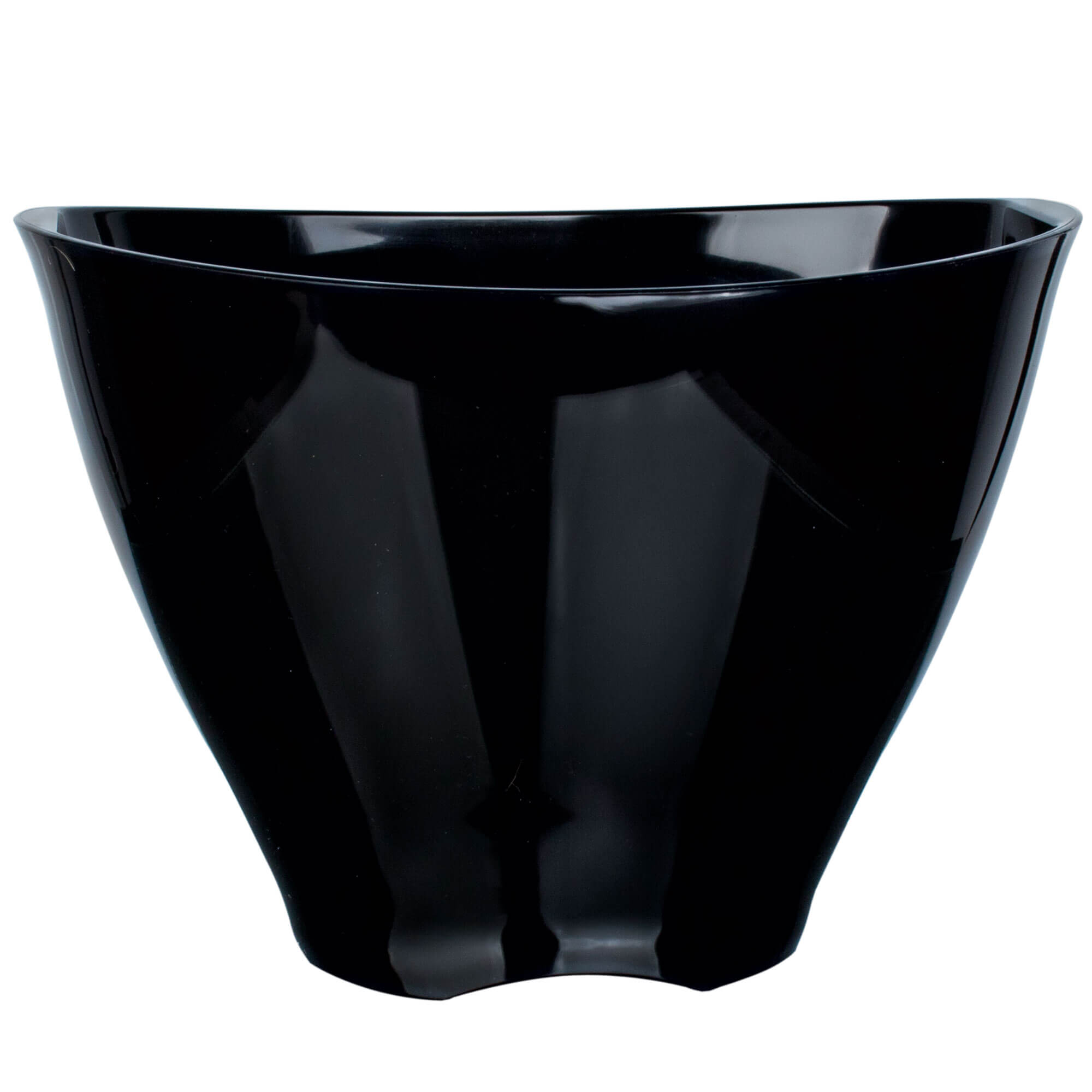 Bottle cooler Acrylic, oval - black (1-2 bottles)